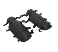 NJIEzhao Rodilleras de Jardinería 1 par de rodilleras jardinería, polainas for desbrozadora, protectores piernas reforzados for trabajos(Black-Short)