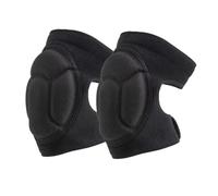 NJIEzhao Rodilleras de Jardinería Rodilleras gruesas for trabajo, jardinería y deportes, for hombres mujeres. de esponja for evitar colisiones, ideales for el jardín(1Pair-Black,M 45-60kg)