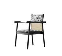 NJIEzhao Sillón de Madera Vintage Solid Wood Armchair - Single Sofa For Dining, Study, Living Room & Balcony Relaxation Chair(Color 2)