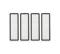 NJIRGOXS Compatible con Xiaomi, Robot Aspirador S10+ / S10 Plus Accesorios Cepillo Principal Cepillo Lateral Filtro HEPA Mopa Trapo Paño Repuestos(4 HEPA Filters)