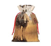 njkhbolk Animal Rhino2 - Bolsa de regalo con estampado de animales, suministros para fiestas de eventos, también se puede utilizar para regalar