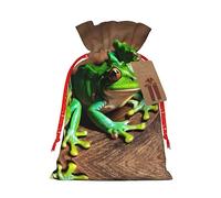 njkhbolk Bolsa de regalo con estampado de ranas, suministros para fiestas de eventos, también se puede utilizar para regalar