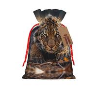 njkhbolk Bolsa de regalo con estampado de tigre, suministros para fiestas de eventos, también se puede utilizar para regalar
