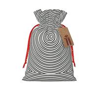 njkhbolk Bolsa de regalo con impresión de ilusión óptica giratoria, suministros para fiestas de eventos, también se puede utilizar para regalar