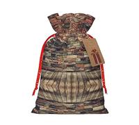 njkhbolk Bolsa de regalo con impresión de pared de ladrillo, suministros para fiestas de eventos, también se puede utilizar para regalar