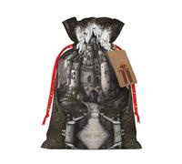 njkhbolk Bolsa de regalo gótica de cuento de hadas Castle02, suministros para fiestas de eventos, también se puede utilizar para regalar