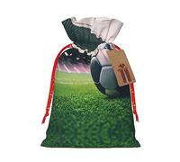 njkhbolk Bolsa de regalo impresa pelota de fútbol, suministros de fiesta, también se puede utilizar para regalar
