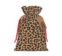njkhbolk Divertida bolsa de regalo con estampado de leopardo, suministros para fiestas de eventos, también se puede utilizar para regalar