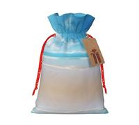 njkhbolk Hermosa vista de la bolsa de regalos con impresión Sea2, suministros para fiestas de eventos, también se puede utilizar para regalar