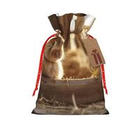njkhbolk Wild Animals Retro Farmhouse1 - Bolsa de regalo con impresión, suministros para fiestas de eventos, también se puede utilizar para regalar