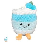 NJNRCOHXV Llavero de Tarta de Peluche Mono - Colgante Anti-estrés Suave con Forma de Postre, 9x3x14cm Mini Llavero de Comida Regalo para Mujer