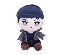 NJNRCOHXV Muñeco de Peluche Connor | Figura de Colección Inspirada en Detroit Become Human RK800, Juguete Blando con Sombrero/Corbata Desmontable, 28cm en Postura Sentada