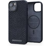 NJORD COQUE MAGSAFE CUIR DE SAUMON IPHONE 14 PLUS NOIR