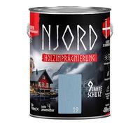 Njord Protección para madera, 5 l, impregnación de madera, color (19) ondas atlánticas, resistente a la intemperie, protección duradera, barniz protector para madera