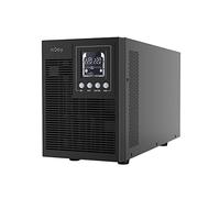 NJOY Echo Pro 2000 - Sistema de alimentación ininterrumpida 2000 VA, 1600 W, doble conversión Onda sinusoidal pura, 4 salidas Schuko, USB, RS232, EPO, ranura SNMP, 4 baterías 12 V-7 Ah