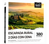 Njoy Experiences- Caja Regalo - ESCAPADA RURAL 2 DÍAS CON CENA - Idea de Regalo - Estancia con cena de 1 noche para 2 personas