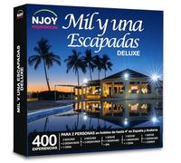 NJOY Experiences - Caja Regalo - Mil y una Escapada Deluxe- Idea de Regalo - Estancia con Cena de o SPA de 1 Noche para 2 Personas
