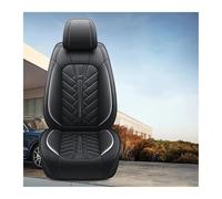 Njprmbq 1 Asiento para Chevrolet Todos Los Modelos Captiva Cruze Onix para Sonic Sail Tracker Orlando Fundas Cuero Asientos Coche Accesorios Coches Protector Cubreasientos(Black White)