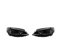 Njprmbq Faro Principal Faro Delantero Para Coche Para VW LED DRL 5 Xenón Lente Hid H7 Para Golf 7.5 Para R Para LINE Rejilla Central Delantera Accesorios Para Coche(B)