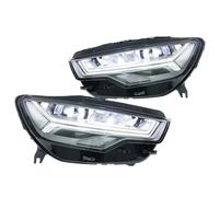 Njprmbq Faro Principal Para A6 C7 Faro 2012-2018 A6L Frente Mejorado Led DRL Luces De Señal Giro Plug And Play Accesorios Coche Lámpara Cabeza(For 2016-2018 Xenon)