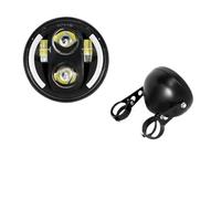 Njprmbq Faros Delantera Faro LED Para Motocicleta 5,75 Pulgadas Luz Principal Redonda Universal 6,5" Para Sportster