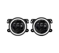 Njprmbq Faros Delantera Para Chrysler Para PT Para Cruiser 2006-2010 60W 4 Pulgadas Luces Antiniebla LED Con Anillo Halo Blanco DRL Lámpara Señal Giro Ámbar