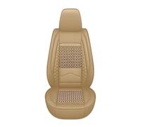 Njprmbq Funda Asiento Cuero Coche para Land para Rover Discovery2 3 4 5 Discovery Sport para Range para Rover Ice Silk Transpirable Coche Protector Protector Cubreasientos(Beige)