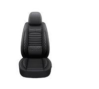 Njprmbq Fundas Universales Cuero Asiento Coche Accesorios Universales Cuero para Chevrolet Captiva Cruze Onix para Sonic Sail Tracker Orlando Protector Cubreasientos(Full Set Black)