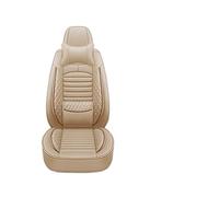 Njprmbq Fundas Universales Cuero Asiento Coche Accesorios Universales Cuero para Chevrolet Captiva Cruze Onix para Sonic Sail Tracker Orlando Protector Cubreasientos(with Pillow Beige)