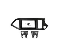 Njprmbq Marco Radio Coche 7 "Morning Fascia Radio Coche Estéreo GPS MP5 Reproductor Android 2 DIN Unidad Principal Panel Marco Navegación para Kia para Picanto 2011 Fascia Marco(Only RHD Frame)