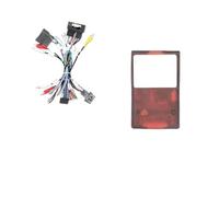 Njprmbq Marco Radio Coche Adaptador Fascia Marco Coche Panel Decodificador Caja Canbus Tablero Radio Android Kit Ajuste para Ford para Mustang 2015-2018 2019 2020 Fascia Marco(Set A)