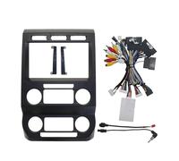 Njprmbq Marco Radio Coche Adaptador Marco Coche Caja Canbus Decodificador Radio Android Kit Montaje Panel Tablero para Ford para F150 para F250 para Raptor 2015-2021 Fascia Marco(Full Set B BSJ)