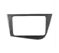 Njprmbq Marco Radio Coche Instrumento Coche AC CD Panel Pegatina Fibra Carbono Accesorios Interiores para Seat para Leon 2005 2006 2007 2008 2009 2010 2011 2012 Fascia Marco(B LHD)
