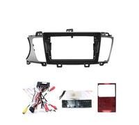 Njprmbq Marco Radio Coche Marco DVD Coche 9 Pulgadas 2 DIN Kits Embellecedor Tablero Panel Facia Pantalla Reproductor Radio para Kia para Cadenza K7 2009-2017 Fascia Marco(FrameA Cable1 Canbus)