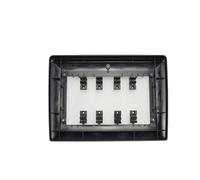 Njprmbq Marco Radio Coche Panel Cubierta Trasera 7 Pulgadas Giro 101 Radio 2 DIN Reproductor CD DVD Kit Montaje para Salpicadero Audio Cambiador Marco Vídeo Coche Fascia Marco