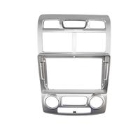 Njprmbq Marco Radio Coche Panel Salpicadero Radio Coche 9 Pulgadas Kit Ajuste Tablero Marco para Kia para Sportage(MT AC/AT AC) 2007-2013 Fascia Marco(Only Frame Sliver)