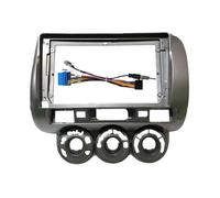 Njprmbq Marco Radio Coche para FIT para Jazz para City 2002-2008 9 Pulgadas Marco Salpicadero Radio Coche Cable Estéreo Android Kit Tablero Placa Frontal Fascias Fascia Marco(Right MT Frame Cable)