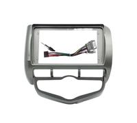Njprmbq Marco Radio Coche para FIT para Jazz para City 2002-2008 9 Pulgadas Marco Salpicadero Radio Coche Cable Estéreo Android Kit Tablero Placa Frontal Fascias Fascia Marco(Right AT Frame Cable)
