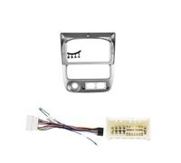 Njprmbq Marco Radio Coche para Kia para Rio para Qianlima 2004 2005 2006 Cable Panel Alimentación 9 Pulgadas 2 DIN Android Unidad Host Radio Coche Fascia Kit Marco Fascia Marco(Frame cable1)