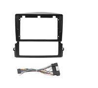 Njprmbq Marco Radio Coche para KIA para Sorento 2006-2009 9 Pulgadas Radio Coche Fascias Android GPS MP5 Estéreo 2 DIN Unidad Principal Panel Dash Marco Instalación Fascia Marco(Frame with Cable)