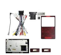 Njprmbq Marco Radio Coche para KIA para Sorento 2009 2010 2011 2012 Kits Tablero Audio Marco Facia Panel Player DVD Pantalla 10 Pulgadas Negro Mate Fascia Marco(Only Cable2 Canbus1)