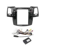 Njprmbq Marco Radio Coche para Toyota para FORTUNER para Vigo para HILUX 2005-2014 (Pantalla Vertical De 9,7 ") Radio Coche Fascias Panel Android MP5 Kit Estéreo Fascia Marco