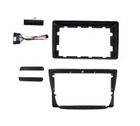 Njprmbq Marco Radio Coche Radio Coche Fascia Marco 9 Pulgadas Reproductor DVD Estéreo Panel Envolvente Placa Frontal Doble DIN Bisel para KIA para Sorento 2013 Fascia Marco(Frame with Cable)