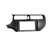 Njprmbq Marco Radio Coche Reproductor Estéreo MP5 9 Pulgadas para KIA para Rio 2012 Radio Coche Fascia Marco Doble DIN GPS DVD Panel Biselado Kit Instalación Tablero Fascia Marco(Izquierda)