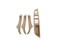 Njprmbq Para 5 Serie F10 F11 525 520, Volante A Derecha, RHD, Gris, Beige, Negro, Manija Puerta Interior Coche, Panel Puerta Interior, Cubierta Embellecedora Tirar Maneta Puerta(F - Beige)