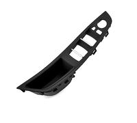 Njprmbq Para 5 Series F10 F11, Volante A Izquierda, LHD, Panel Manija Puerta Interior Coche, Cubierta Embellecedora Tirar Maneta Puerta(Negro)