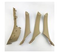 Njprmbq Para 5 Series F10 F11, Volante A La Izquierda, LHD, Beige, Negro, Gris, Interior Coche, Manija Puerta Interior, Panel, Cubierta Embellecedora Tirar Maneta Puerta(Beige-set)