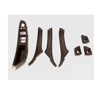 Njprmbq Para 5 Series F10 F11, Volante A La Izquierda, LHD, Gris, Beige, Negro, Interior Coche, Manija Puerta Interior, Panel, Cubierta Embellecedora Tirar Maneta Puerta(Moca)