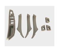 Njprmbq Para 5 Series F10 F11, Volante A La Izquierda, LHD, Gris, Beige, Negro, Interior Coche, Manija Puerta Interior, Panel, Cubierta Embellecedora Tirar Maneta Puerta(Grey)