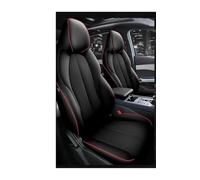 Njprmbq para BYD para Atto 3 2022 2023 2024 Cuero Protector Cojín Repuesto Juego Completo Fundas Asiento Coche Protector Cubreasientos(Black Without Pillow)
